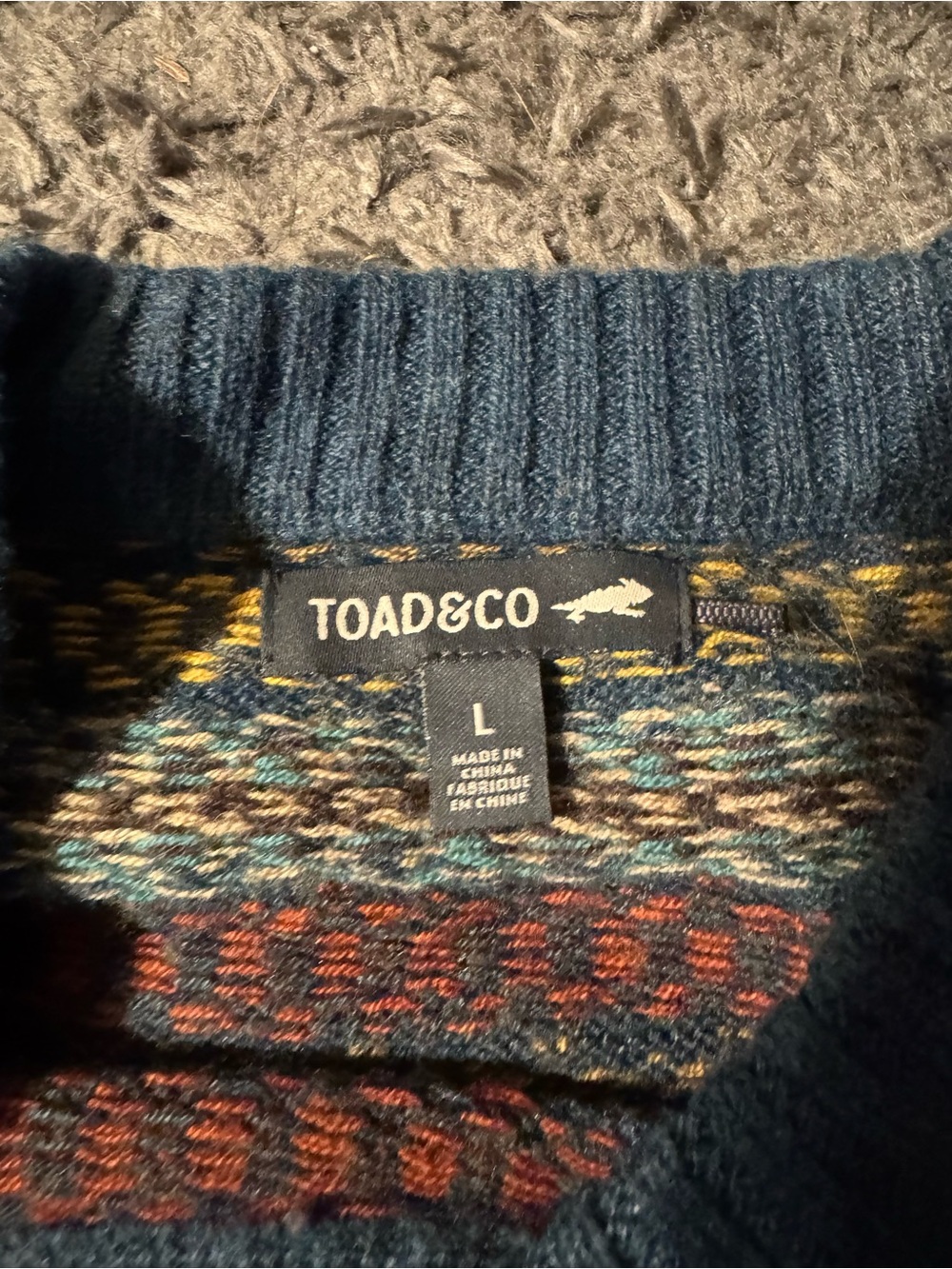 Toad & Co Patterned Crewneck Sweater - Picture 2 of 2